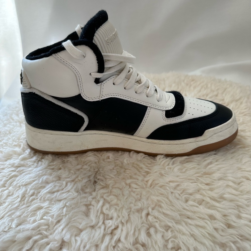 Saint Laurent women’s SL 80 high top sneaker - Picture 4 of 5